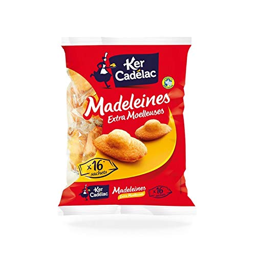 KER CADELAC - Madeleines X16 Emballage Individuel 400G - ( Lot De 4 )