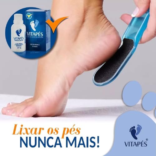 Kit 3 Loção Hidratante para Pés Unissex, Creme Vitapés, Tratamento para Pele Rachada e Ressecada