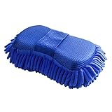 * Esponja para lavar el coche con una correa flexible, el uso es cómodo y conveniente.