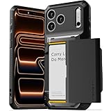 【VRS】 iPhone 17 Pro Max 対応 ケース 耐衝撃 カード入れ ストラップホール 付 スマホケース カード 収納 頑丈 携帯ケース [ iPhone17ProMax アイフォン 17ProMax 対応 ] case Damda Glide Pro ブラック