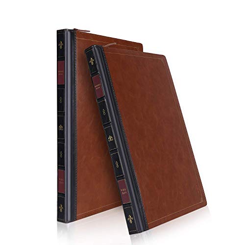Mosiso Compatible With Macbook Pro 16 Inch Case 2023 2022 2021 M2 M1 A2780 A2485/2019 2020 A2141 With Touch Id, Pu Leather Laptop Sleeve Vintage Retro Zippered Portfolio Protective Cover, Brown #TOP4