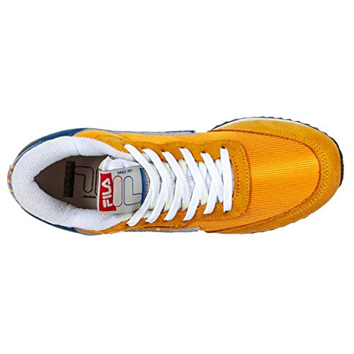 Fila, F-1911, Tênis, Feminino, Amarelo/Azul, 34