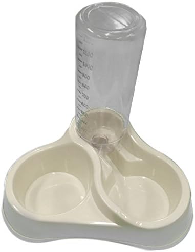 ToolUSA Triangular Shaped Pet Dish | Automatic Refilling 9.5" (24.1 cm) Water Bottle | 12" x 10" (30.5 cm x 25.4 cm) Design | Dishwasher Safe image 3