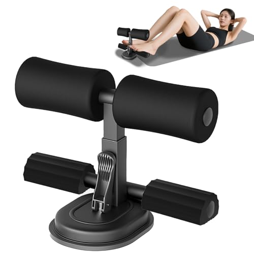 Adjustable Sit Up Bar Floor with Foot Holder Abs Workout Equipment Portable Sit Up Assistant Device for Home Fitness Exercising