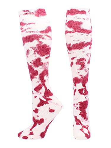 Image of Tie Dye Multisport Tube Socks Soccer Softball Volleyball for Girls Boys Women and Men Youth and Adult