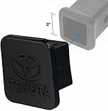 for 2 inches Trailer Hitch Cover, Sturdy Rubber Receiver Tube Hitch Plug Tow Receiver Tube Plug Cap...