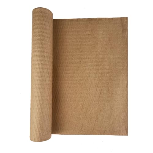 TERRARIDE Rotolo di Carta da imballaggio a Nido d'ape, Alternativa all'involucro a Bolle per Traslochi, Imballaggio di arachidi, Spedizioni Rotturali, Rotolo di Carta da imballaggio