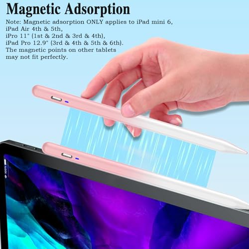 Image of Stylus Pen for Android Tablet,Tablet Pencil for iOS /Android,Stylus Pen for iPhone /Samsung /Huawei /Vivo /Lenovo /Pixel and Other Android Smartphones and Tablets-Gradient Pink