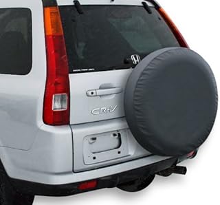 Boomerang® 27" CRV Premium Spare Tire Cover for Honda CR-V (97-06) - Black Denim - Made in The USA