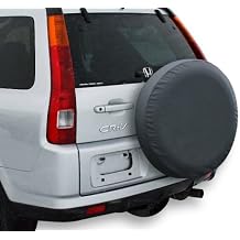 Boomerang 27" CRV Premium Spare Tire Cover for Honda CR-V 97-06 - Black Denim - Made in the USA
