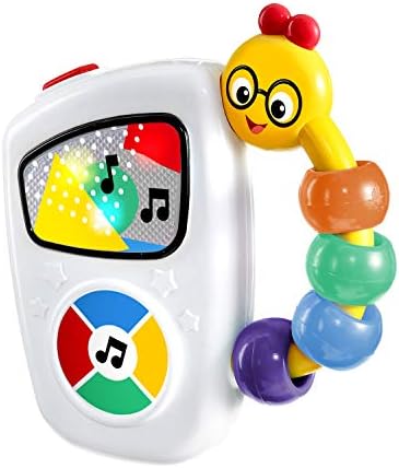 Baby Einstein, Take Along Tunes Musical Toy, Interactive Baby Toy with Lights & 10 melodies, Bead Chaser, Early Development, Volume Control, Ages 3 months +