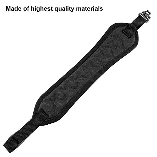 Pridefend Rifle Sling Gun Shoulder Padded Strap Two Point Gun Sling With Swivel,Alloy Length Adjuster Shell Loops All Metal #TOP1