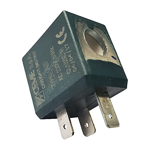 CEME Bobina magnética 588 para planchas de vapor, limpiadoras de vapor, máquinas de espresso, máquinas de café y suministro de agua, 230 V, 50 Hz Cover