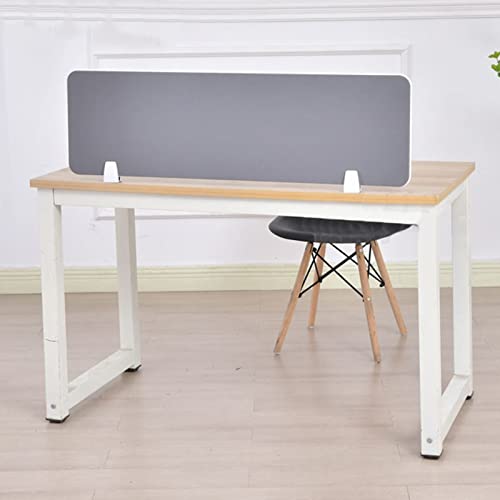 Grijze Akoestische Bureau Scheidingswand – 2 Stuks 120x30cm Grijze Akoestische Bureau Scheidingswand – 2 Stuks 120x30cm