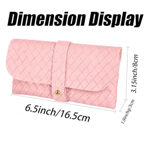 Image of Glasses storage bag Travel sunglasses myopia glasses storage bag Fashion leather storage bag