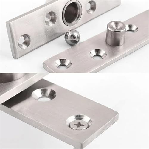 Charnière de meuble cachée pour porte pivotante de haut en bas