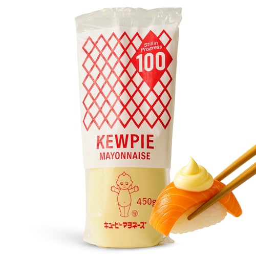 Mayonesa japonesa, Mayonesa sin gluten, salsa emulsionada popular en la cocina japonesa, Sabor umami distintivo, 1 paquete de de 450 g