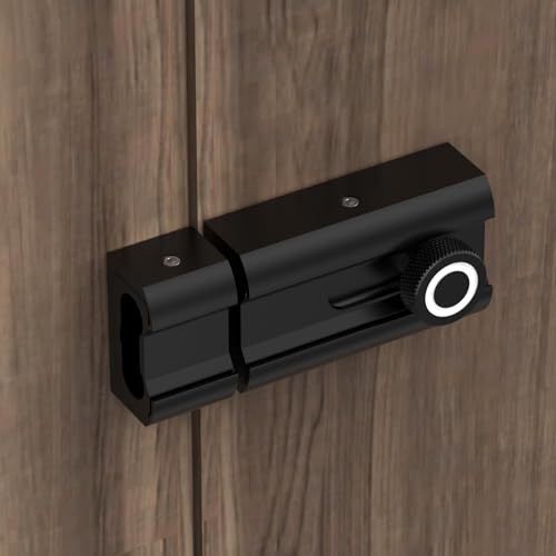Tazweeq Slide Lock Barrel Bolt Latch Security Slide Latch Door Lock Bolt Solid Door Surface Bolt Keyless Entry Slide Lock Heavy-Duty Gate Hardware for Flush or Recessed Doors and Gates