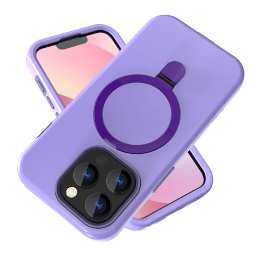 Coque iPhone 15 Pro Max avec anneau support et protection arrière f