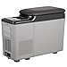 VEVOR Car Refrigerator, 12 Volt Car Armrest Refrigerator Fridge, 15 L Single Zone Portable Freezer, -4℉-68℉ Adjustable Range, 12/24V DC and 100-240V AC Compressor Cooler for Outdoor, Camping