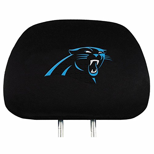 NFL Carolina Panthers Head Rest Covers, 2-Pack