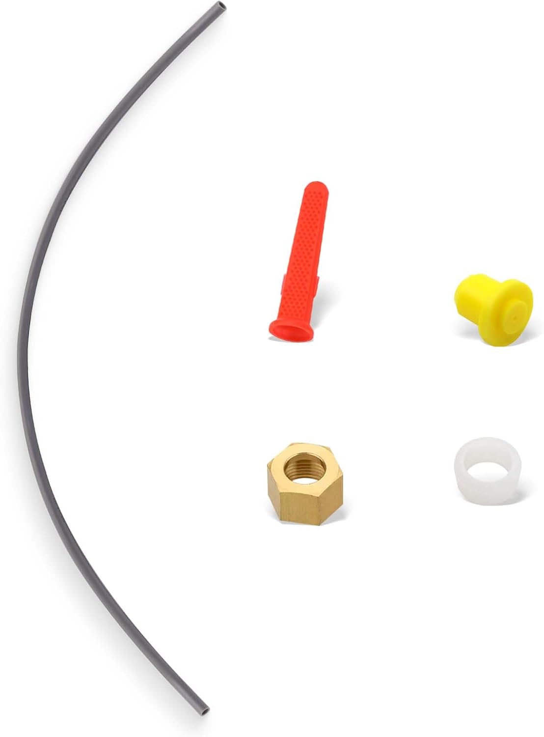 4335 feed tube with sleeve for 600 Aprilaire Humidifiers 400, 500, 600A,Includes Yellow Orifice (4231), in-line Strainer (4004) humidifier hose parts Includes Compression Sleeve and Nut accessories.