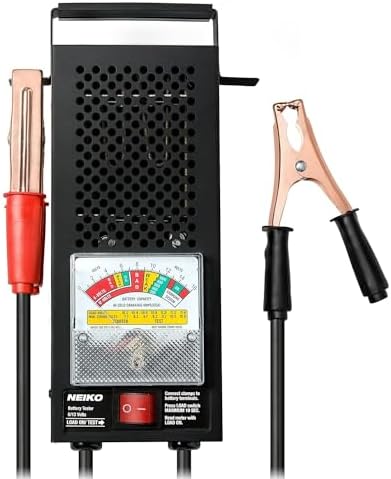 NEIKO 40510A Car Battery Tester | 100 AMP 6 and 12 Volt Automotive Load Checker | CCA Analyzer