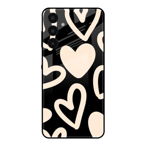 Image of SmashItUp Heart | Love | Couple | Loving Designer Printed TPU Metal Case Mobile Back Cover for Samsung A15 5G