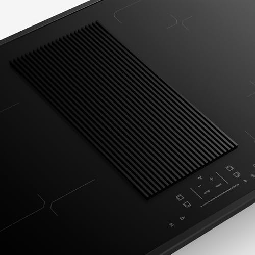 Bild 9 - Klarstein Velaire Induktionskochfeld mit Dunstabzug 80 cm – 4 Zonen, 8400W Boost, Flexzone, Touch-Slider, Timer, Kindersicherung, Restwärmeanzeige, integrierter Abzug