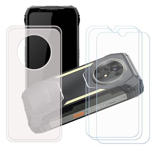 Blackview Xplore 2 + 3�̋����K���X�X�N���[���v���e�N�^�[�t�B�����p��GYDQQKJ�P�[�X�A�\�t�g�\�t�g�ی�P�[�X�V���R���Q��������TPU�P�[�X�J�o�[�i6.73 "�j