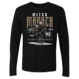 500 LEVEL Mitch Marner Vegas Player Name Long Sleeve Shirt (Black, Large)
