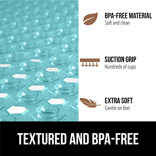 image for Gorilla Grip Patented Shower and Bathtub Mat, 21x21, Small Square Show