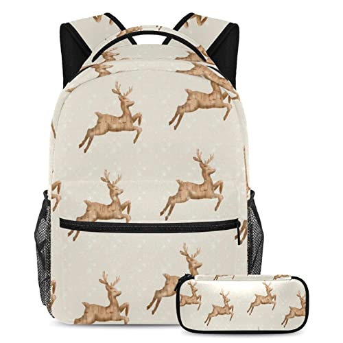 Sac à dos voyage avec trousse et motif citrouille pour enfant
