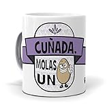 mundohuevo Taza Cuñada, molas un Huevo