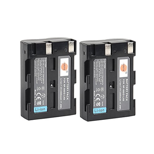 DSTE 2PCS D-LI50 NP-400 Batería y Cargador Compatible con Pentax K10, K10D GP, K10D Grand Prix, K20D