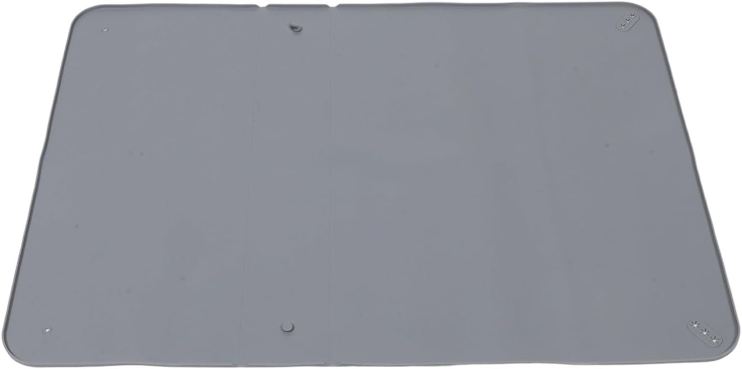 Generic Pee Pad Holder for Dogs - 34" X 25" Non-Slip Silicone Puppy Pad Holder - Floor Protection for Indoor Use - Fits Most Training Mat Grey