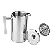 Produktbild Französisch Kaffeemaschine, Doppelwand Edelstahl Kaffeepresse 350Ml / 800Ml / 1000Ml,350Ml