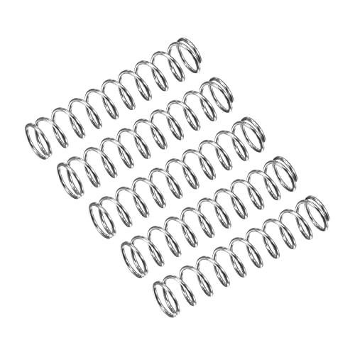 Lot De 10 Ressorts De Compression En Acier Inox 304 - 8 Mm Diamètre Extérieur, 35 Mm Longueur Libre