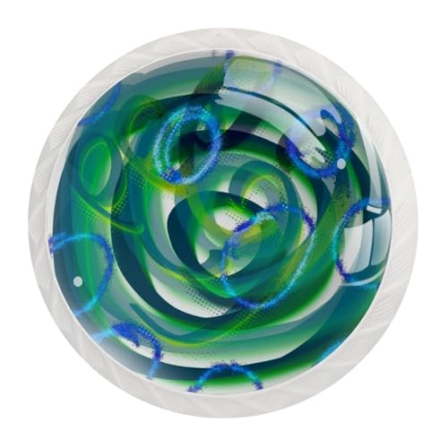 Boutons de tiroir en verre cristal transparent lot de 12