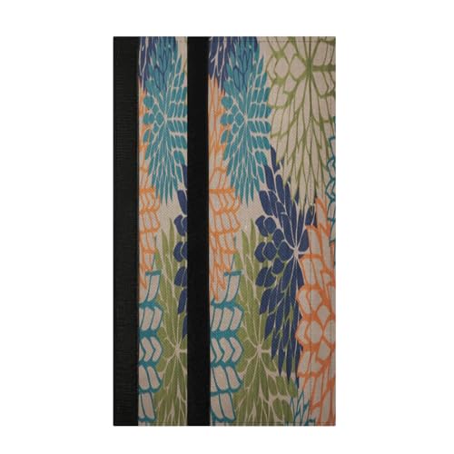 Luxuriöse Chrysanthemen-Blumen, Kühlschrank-Türgriff-Abdeckungen, 2 Stück, Textur, exklusive Küchengeräte-Griffabdeckungen für Kühlschrank, Mikrowelle, Herd, Backofen, Spülmaschine