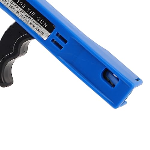 Nylon Ties Gun Plastic Fastening Cable Tensioner Adjustable Cable Tie Gun Cutting Hand Tool Cable Tie Installation Tool for 2.4‑5.0mm - Thumbnail 4