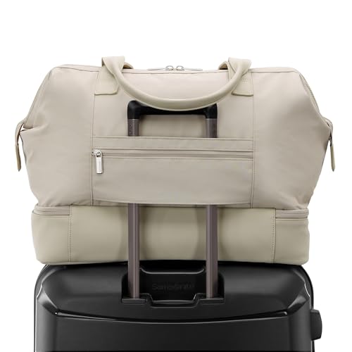 Samsonite Weekender Duffel Bag - Limestone Grey, Polyester, 18"-22" (Small)4