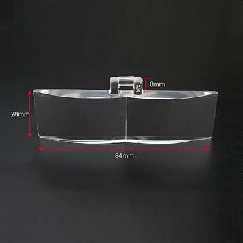 Microscope Kit Optical PMMA Acrylic Lens Set Magnifying Loupe Lenses Head-Mounted Glasses Magnifier Accessories 1.0X 1.5X 2.0X 2.5X 3.5X Lentes Microscope Lens Adapters