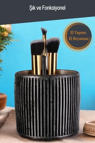 Viselia Makyaj Fırçalığı Organizeri Gümüş, TYC52ad787999debf5f274a4 - Görsel 3