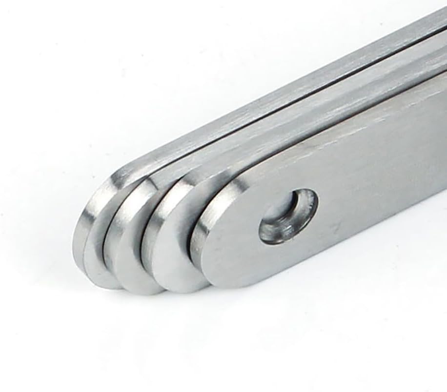 4Pcs 12" Flat Mending Plate, Flat Plate Straight Brackets, Stainless Steel Flat Straight Brace, Repair Fixing Wood Brace Mending Joining Plates Connector with Screws for Wood Fence Bookcase Cabinet