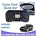 Compatible for Land Rover Range Rover Sport L494 2013~2021 Engine Hood Sound Pad Car Heat Insulation Cotton Cover Liner Interior Accessorie(PET)