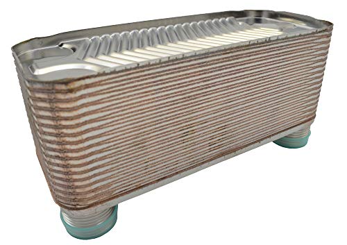 Intercambiador de calor Nordic Tec Ba-16-34, de acero inoxidable, 34 placas, 135 kW, 1" Cover