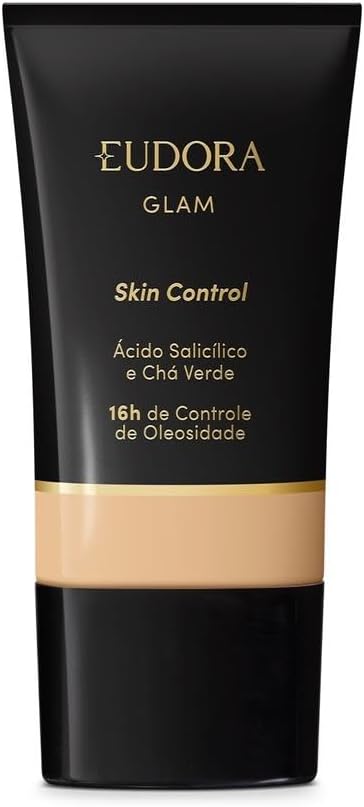 Eudora Glam Base Líquida Skin Control 30ml Cor 10