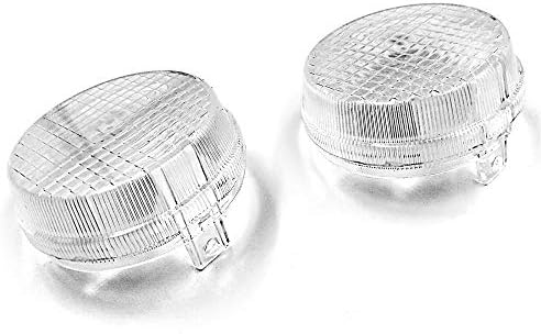HTTMT MT274-006-CL Clear Turn Signal Lens Compatible with Kawasaki Vulcan 2000 1600 Classic Nomad Cruisers