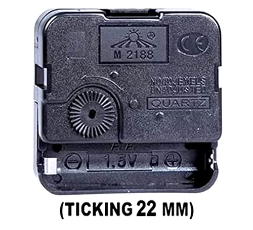 Image of Plastic Quartz Machine for Big Size Digital Wall Clock,Battery Operated,Clock Movement Machine 28 MM (Quartz Machine), Grey